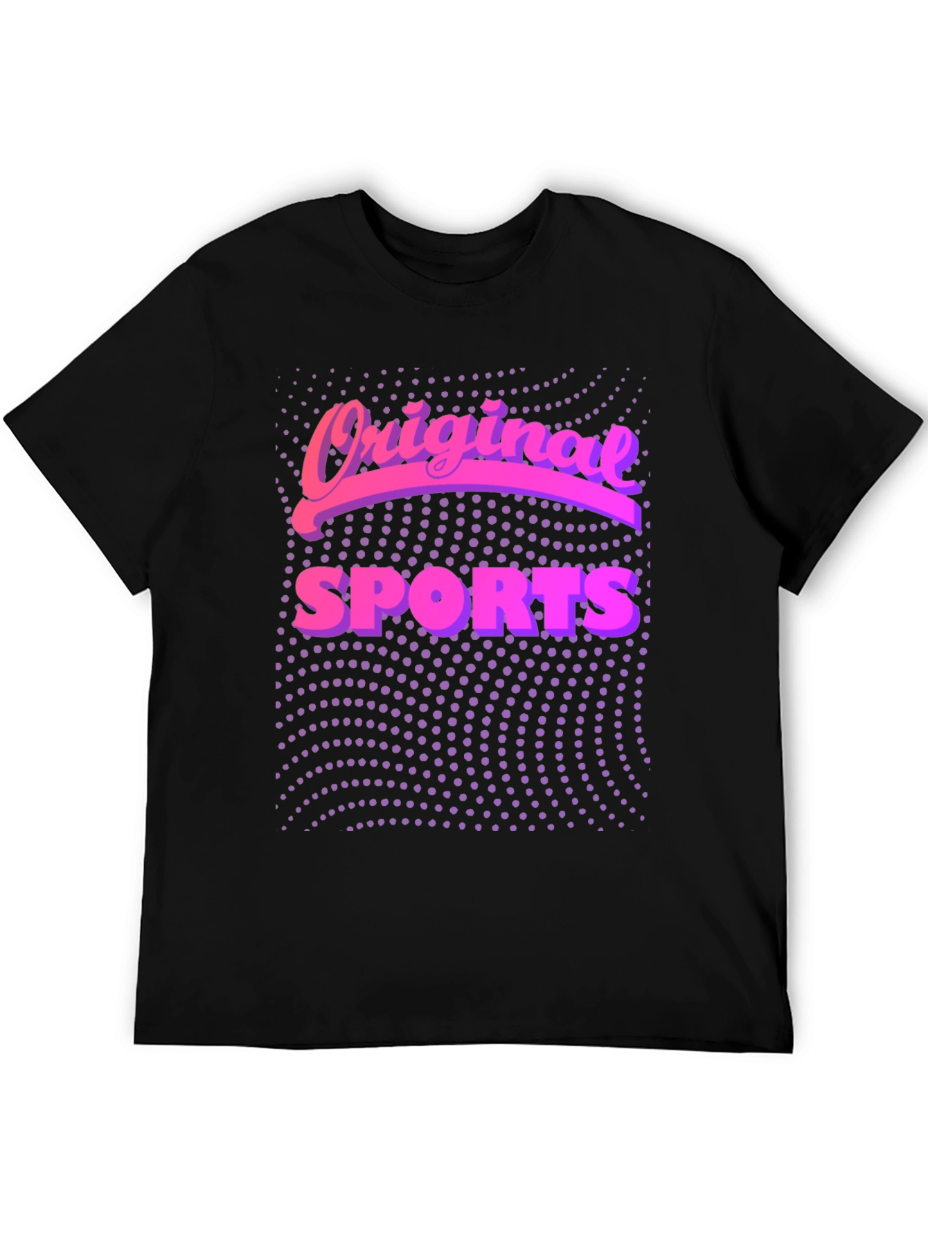Original Sports Black Graphic T-Shirt