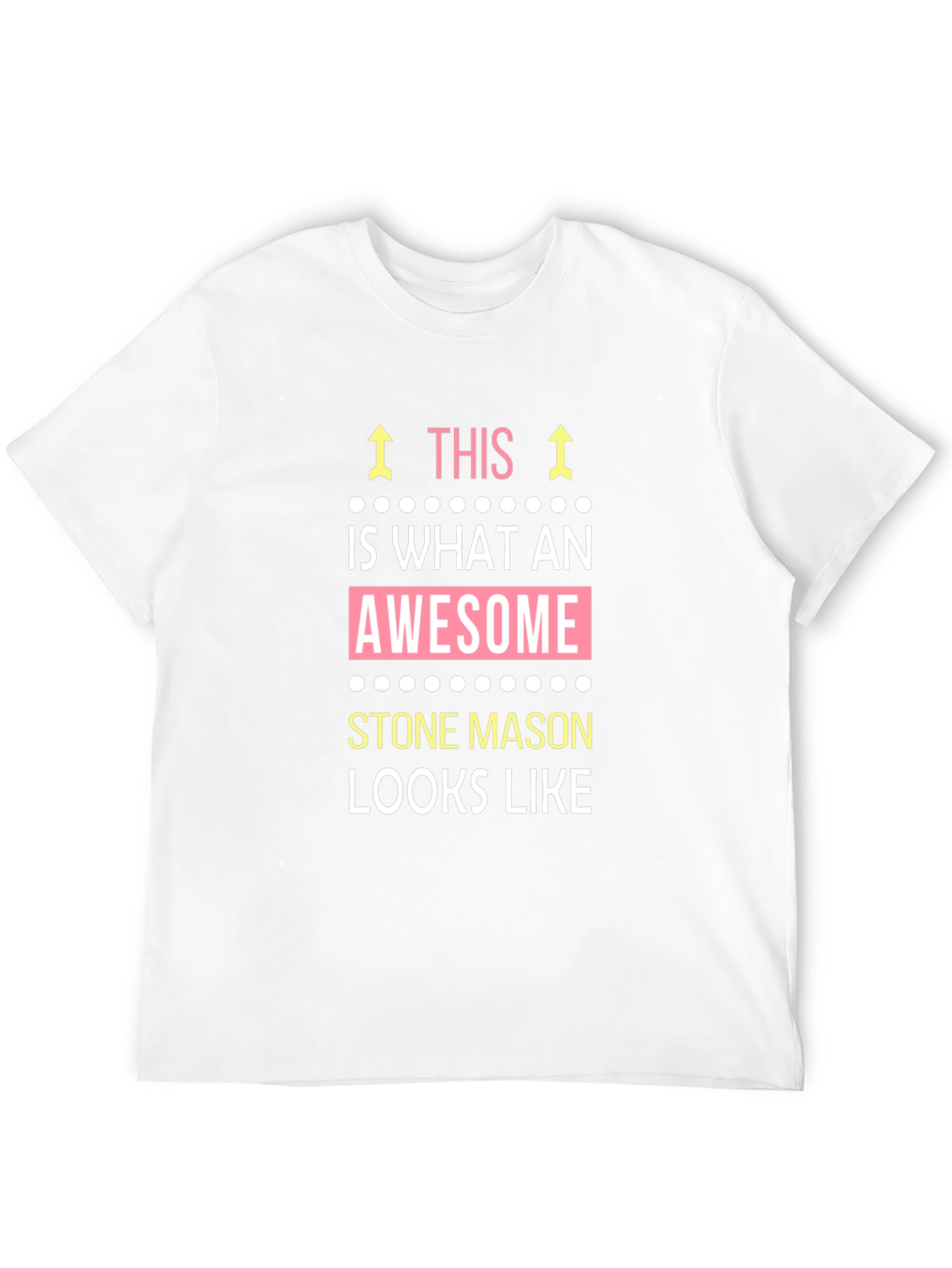 Awesome Stone Mason Graphic T-Shirt - Black