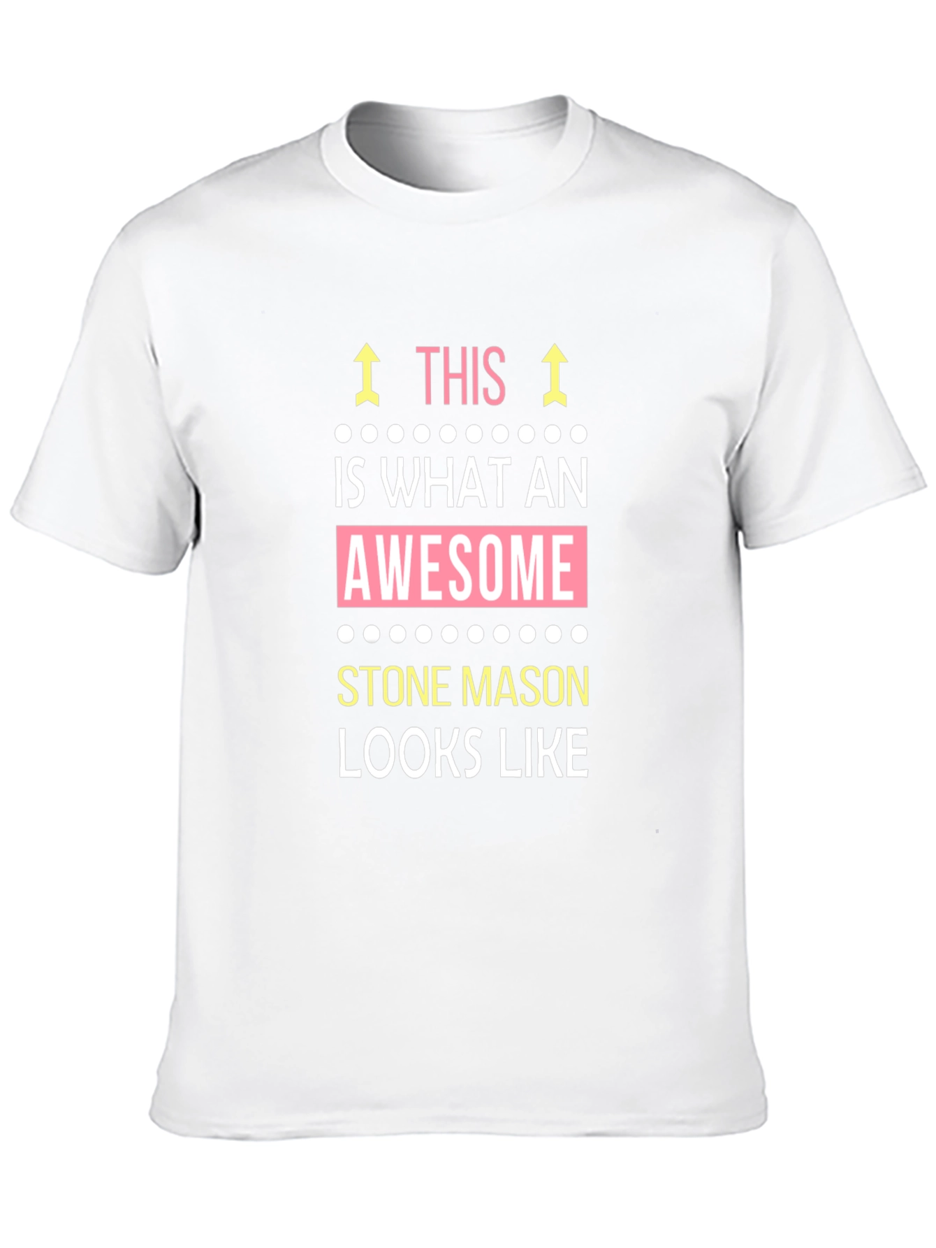 Awesome Stone Mason Graphic T-Shirt - Black