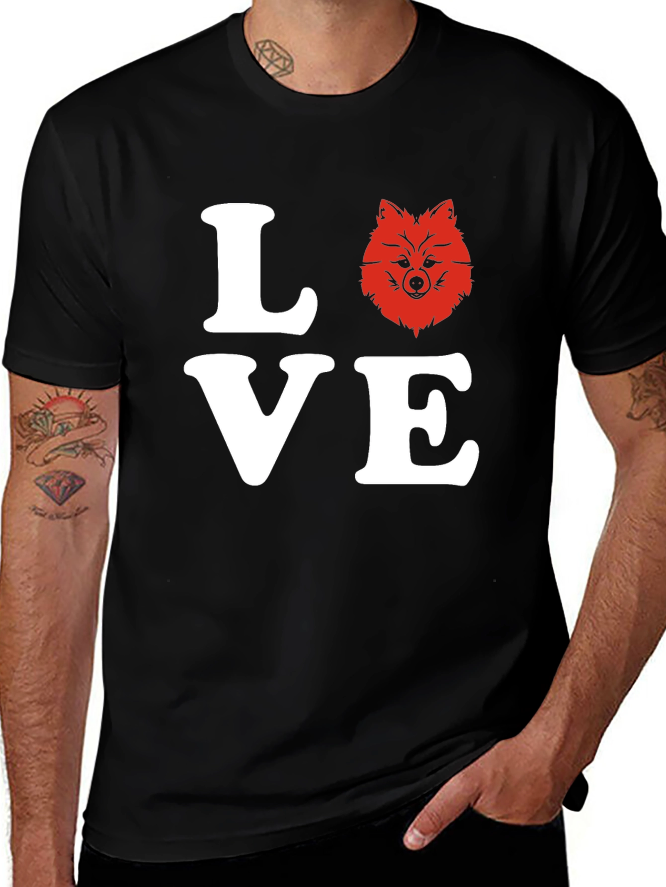 Love Pomeranian Dog T-Shirt