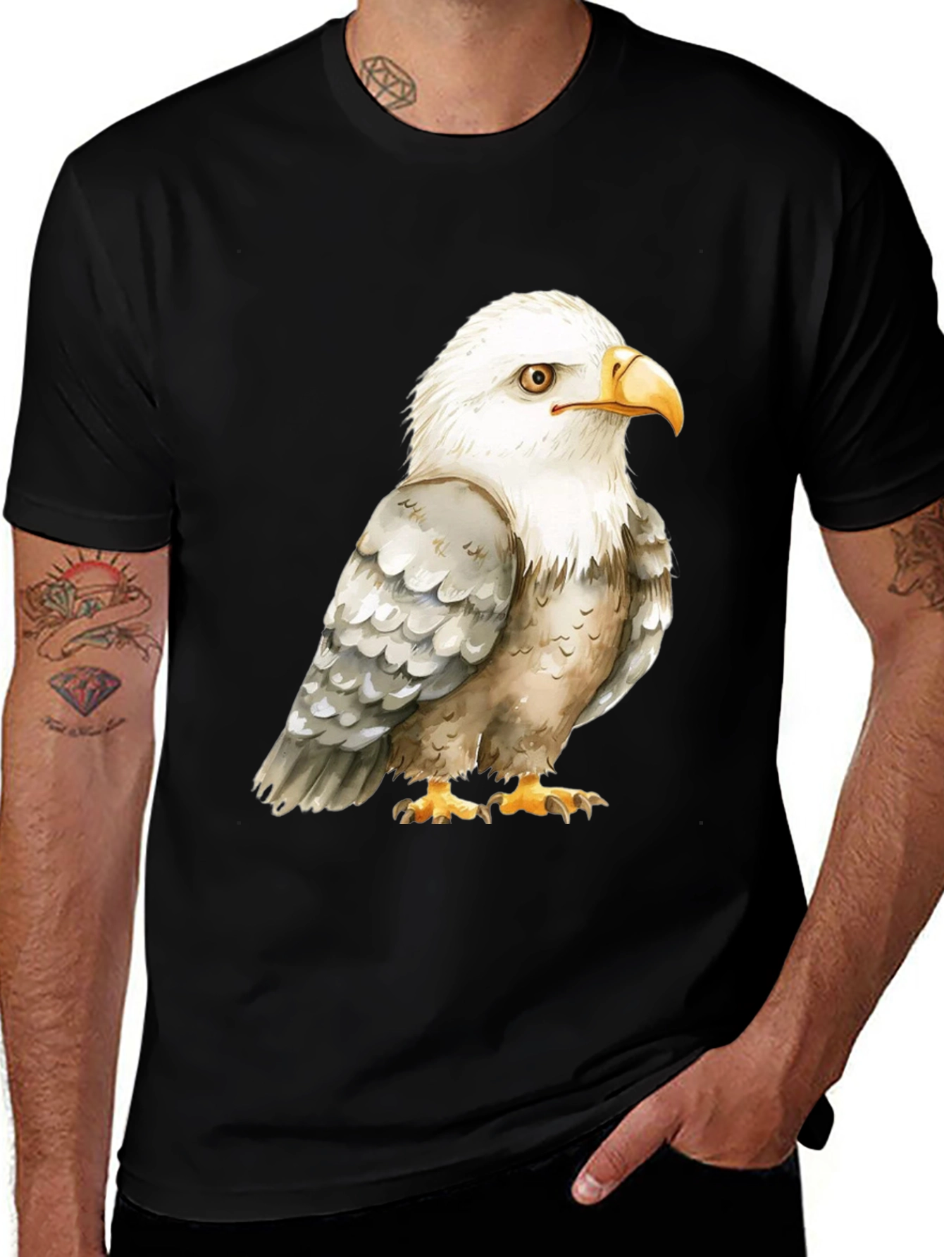 Bald Eagle Graphic T-Shirt - Patriotic Pride