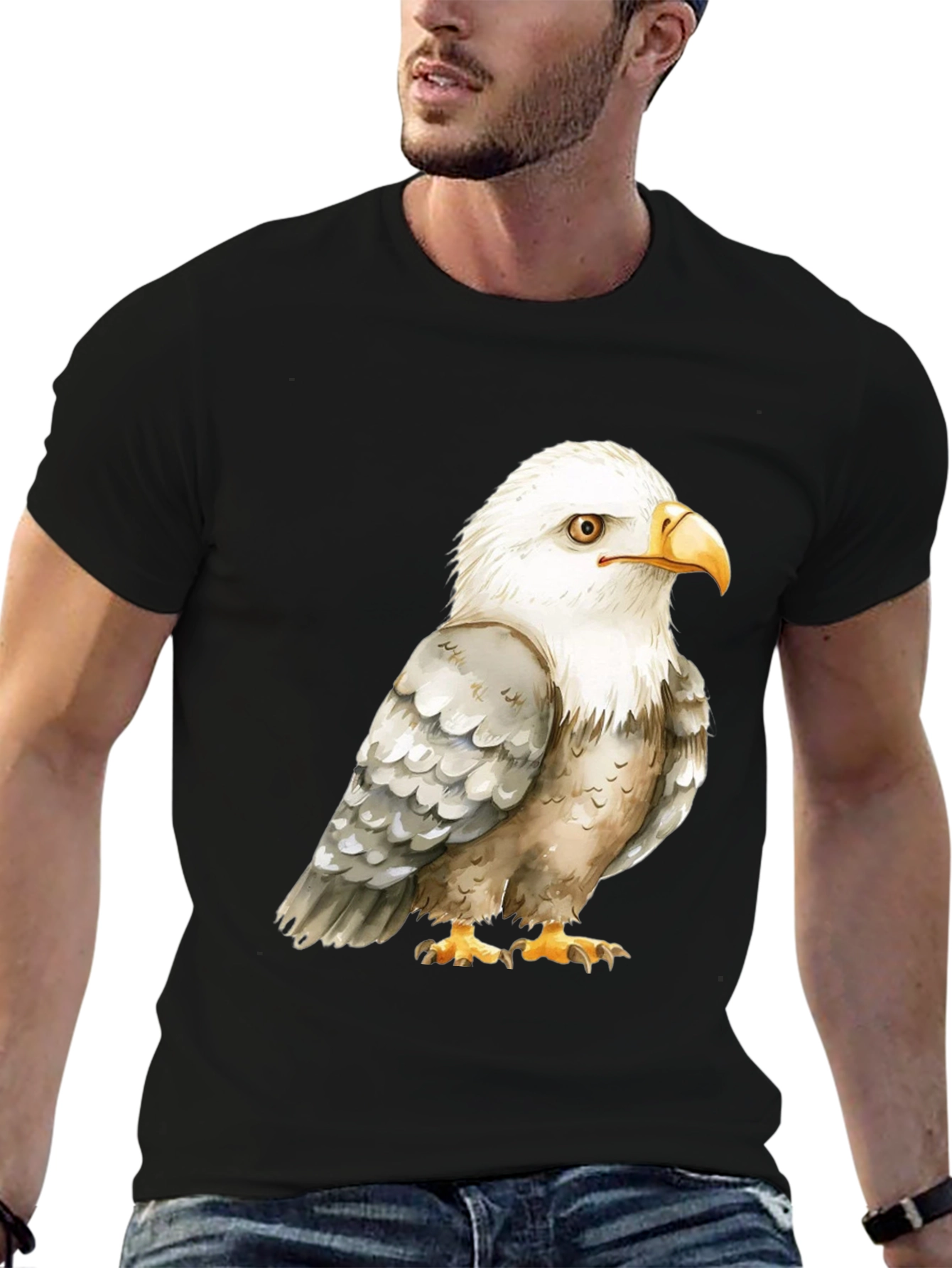 Bald Eagle Graphic T-Shirt - Patriotic Pride