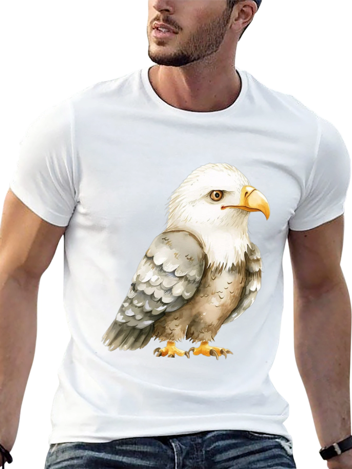 Bald Eagle Graphic T-Shirt - Patriotic Pride