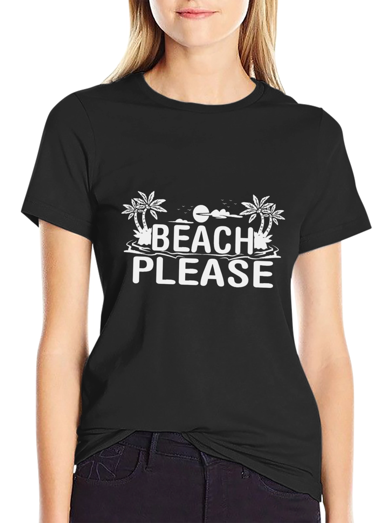 Beach Please Graphic T-Shirt - Relaxed Fit