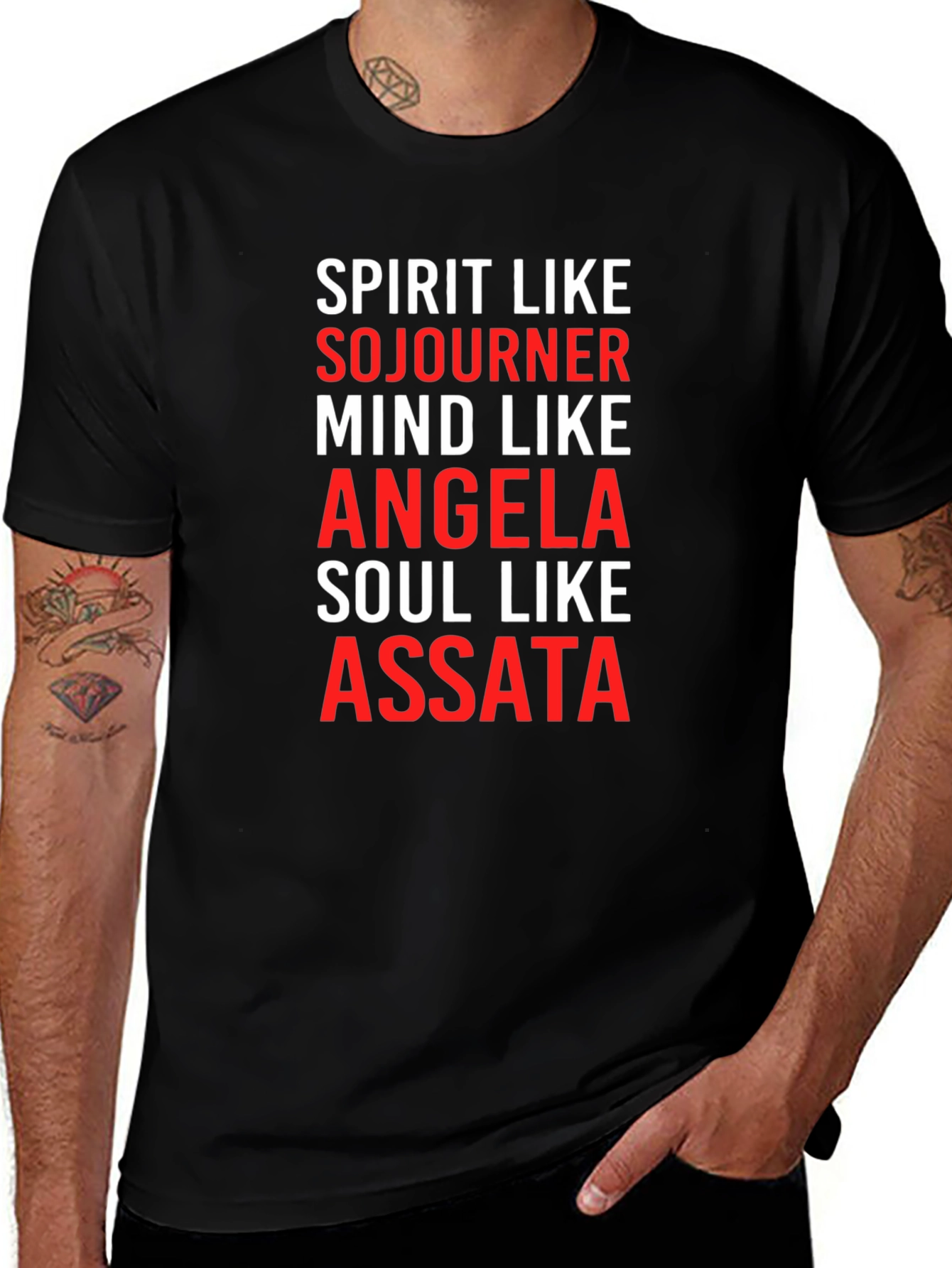 Spirit Like Sojourner T-Shirt Black Graphic Tee