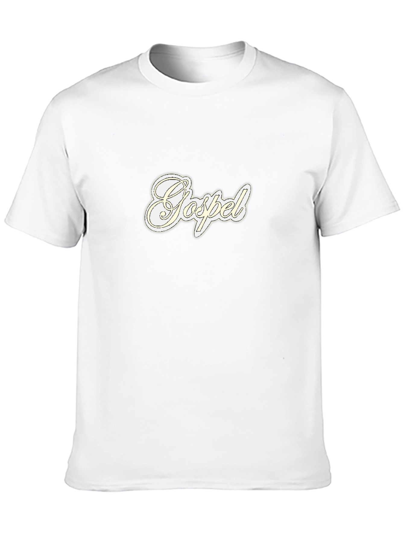 Gospel Black Tee - Stylish Faith Statement