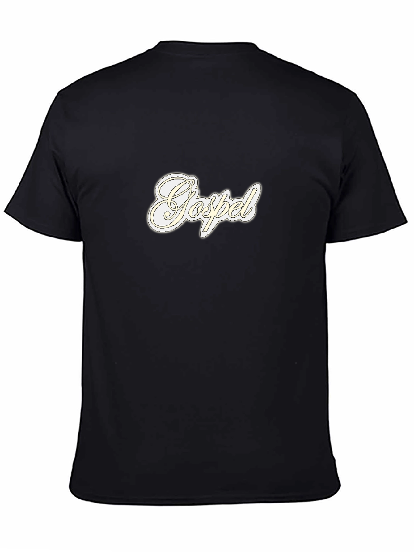 Gospel Black Tee - Stylish Faith Statement