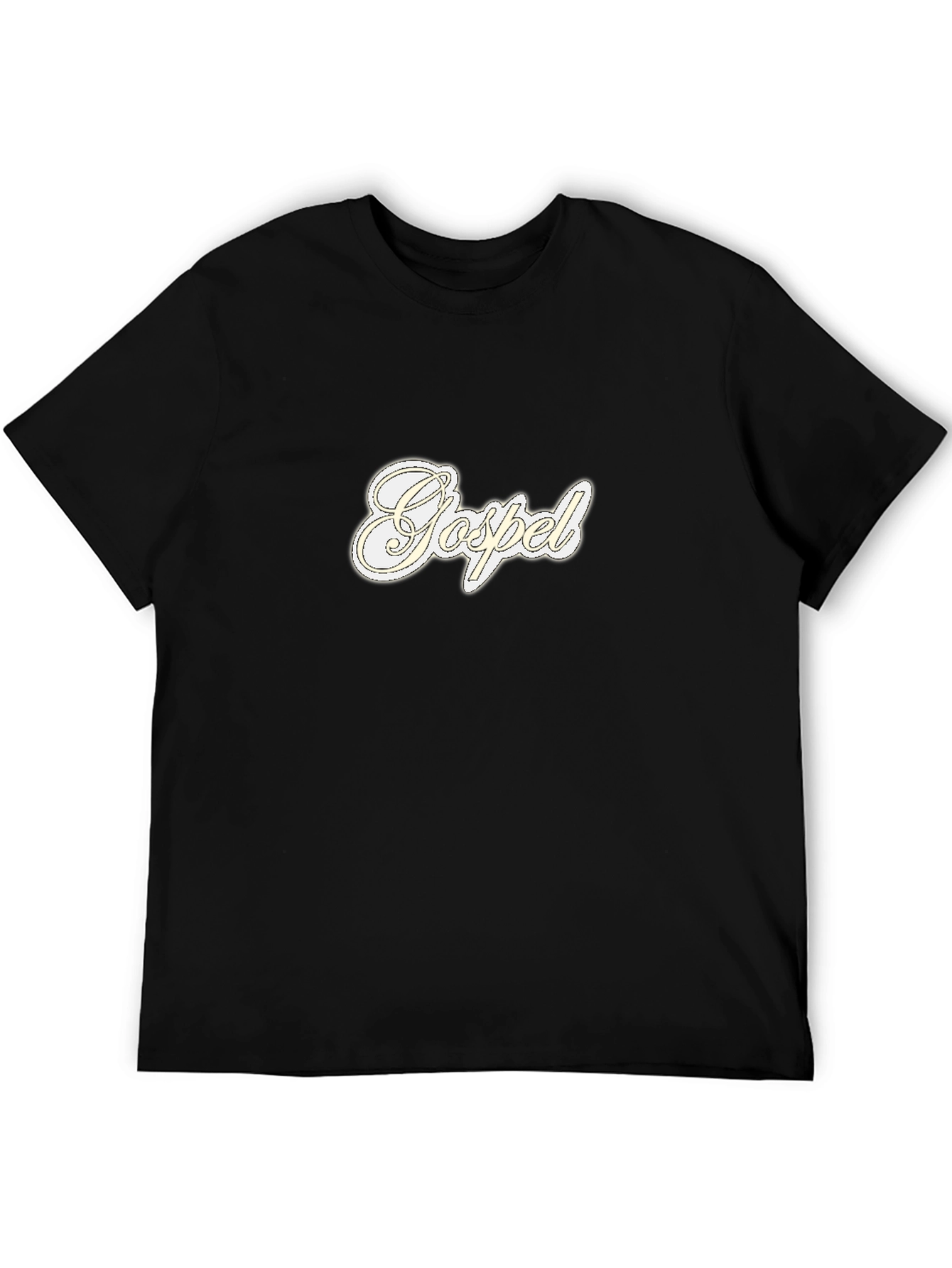 Gospel Black Tee - Stylish Faith Statement