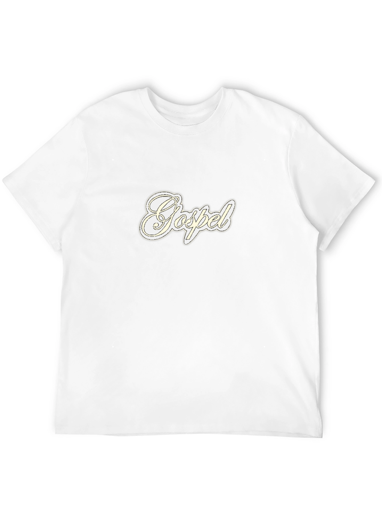 Gospel Black Tee - Stylish Faith Statement