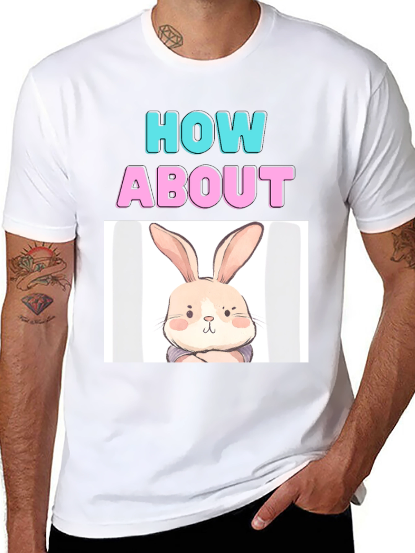 How About Bunny T-Shirt - Cute & Comfy