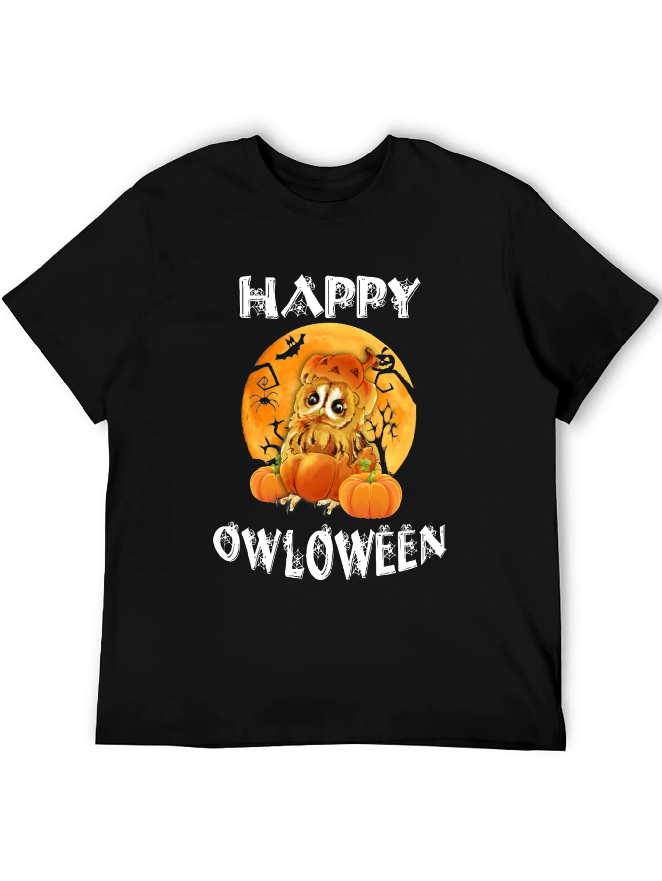 Happy Owloween Graphic T-Shirt