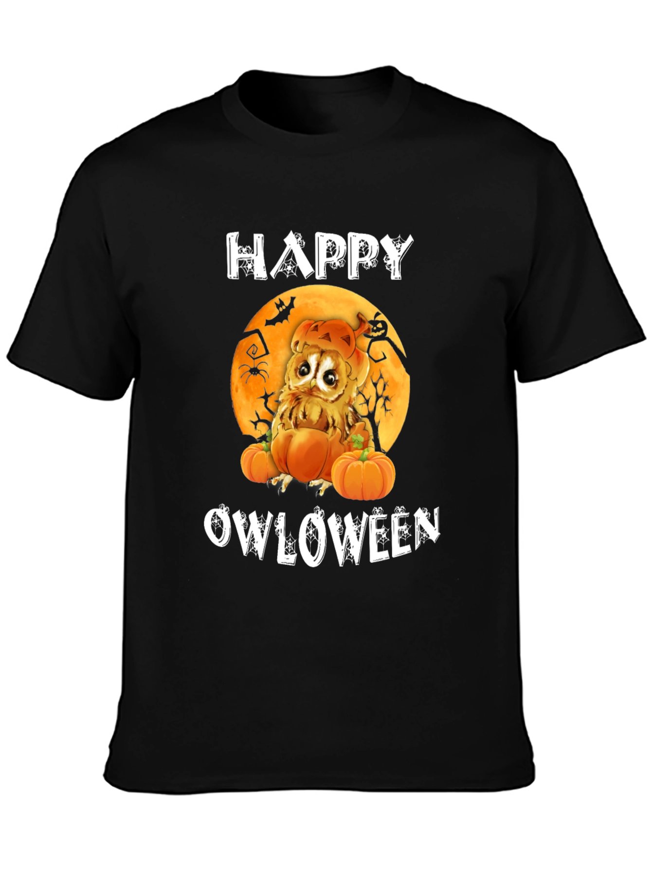 Happy Owloween Graphic T-Shirt