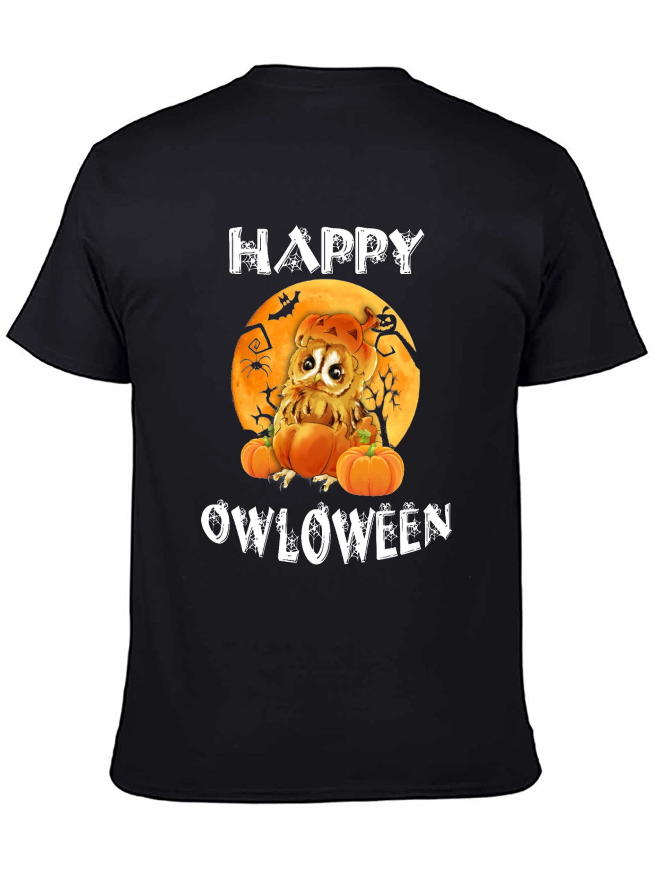 Happy Owloween Graphic T-Shirt