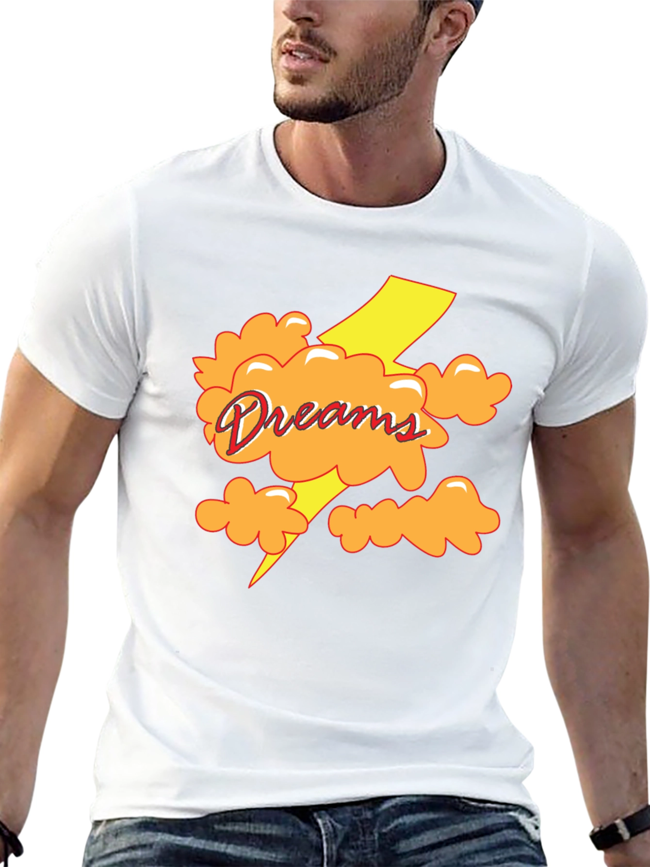 Dreams Lightning Bolt Graphic T-Shirt