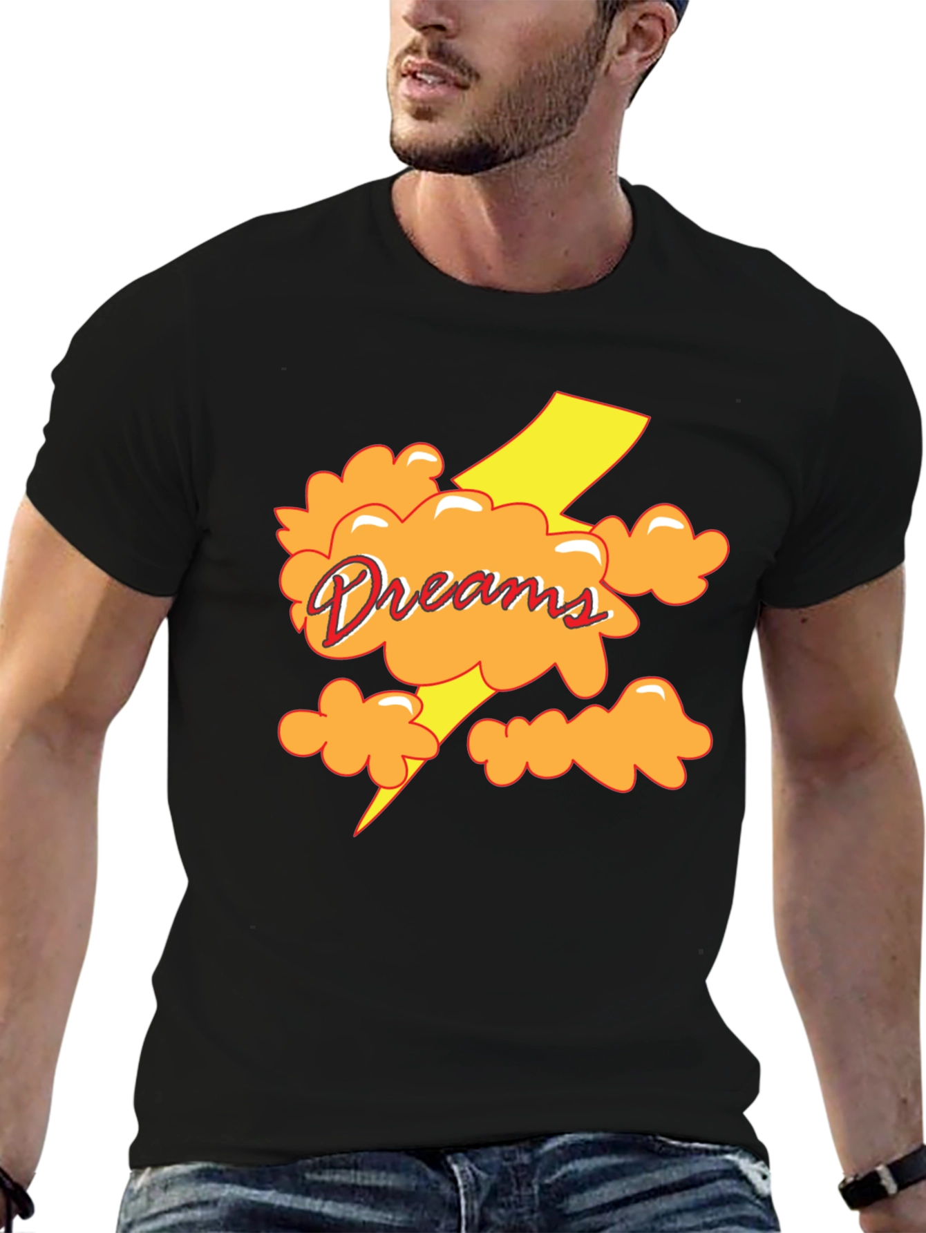 Dreams Lightning Bolt Graphic T-Shirt