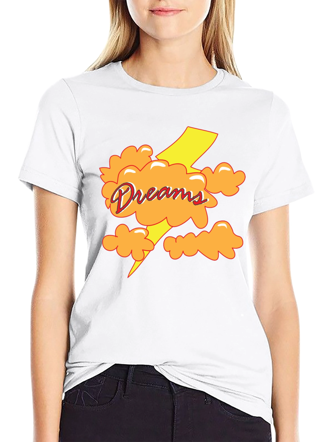 Dreams Lightning Bolt Graphic T-Shirt