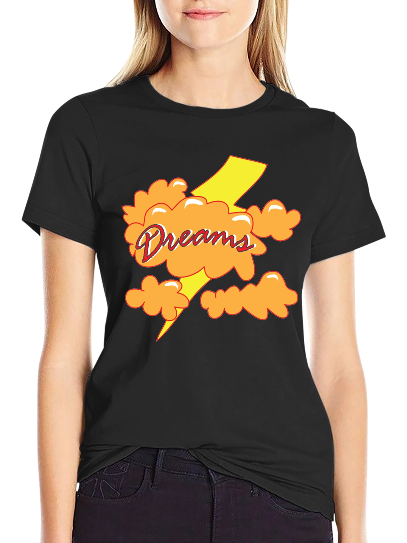 Dreams Lightning Bolt Graphic T-Shirt