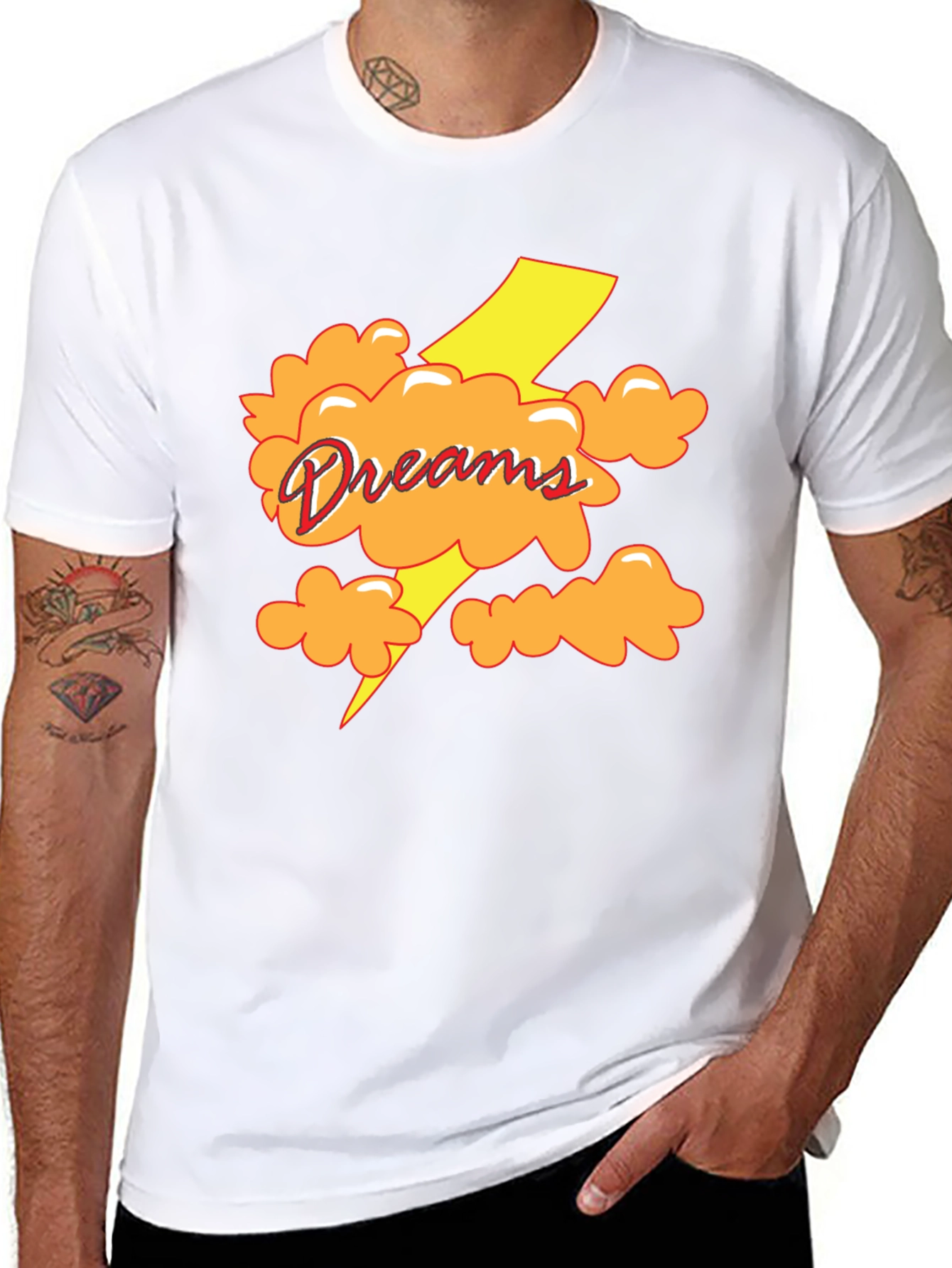 Dreams Lightning Bolt Graphic T-Shirt