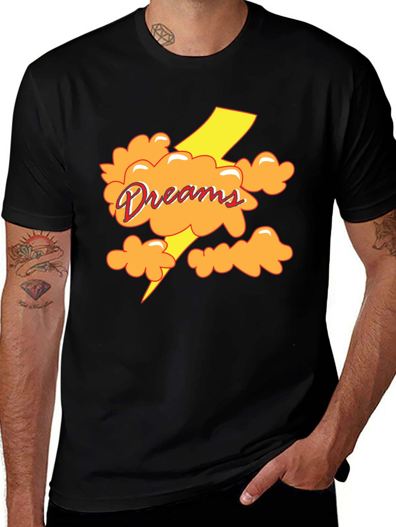 Dreams Lightning Bolt Graphic T-Shirt