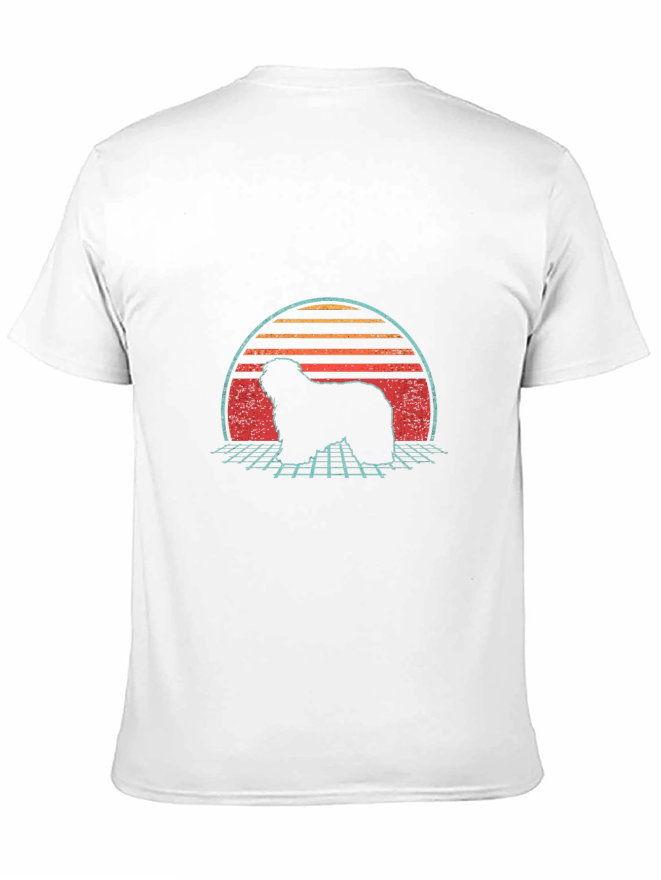 Retro Dog Silhouette Graphic Tee