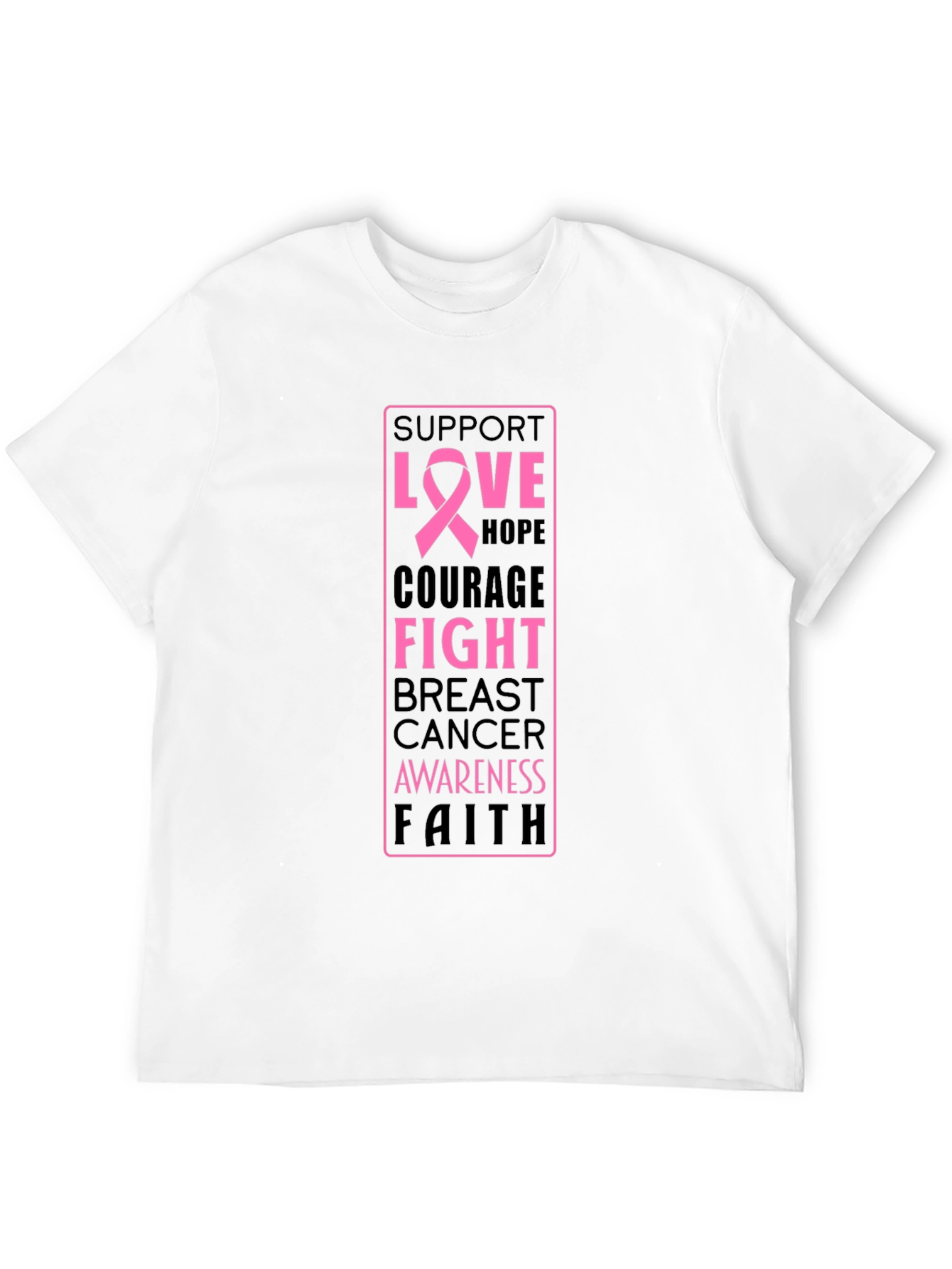 Breast Cancer Awareness Support T-Shirt