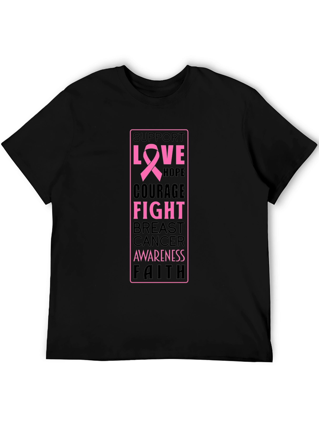 Breast Cancer Awareness Support T-Shirt