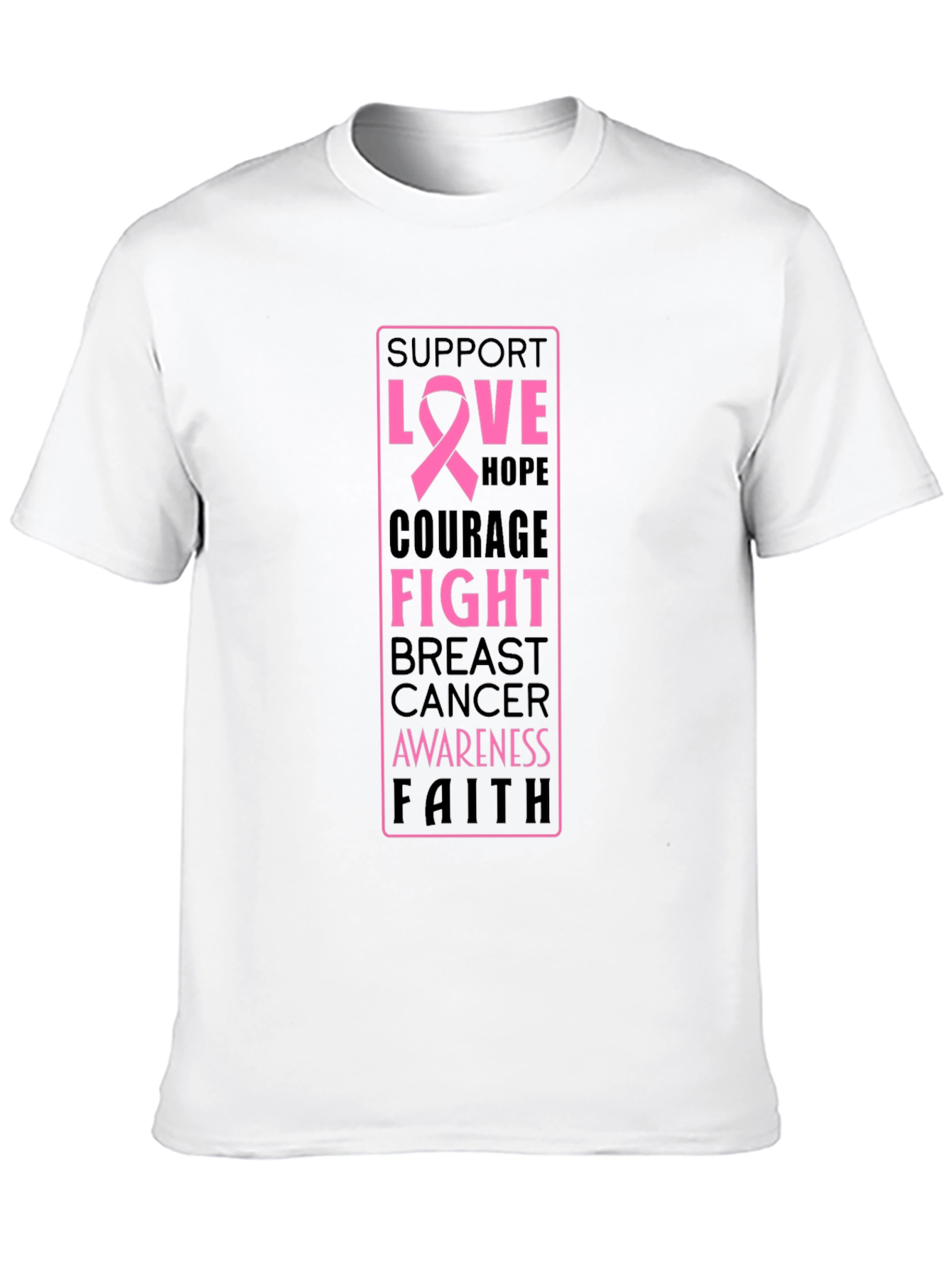 Breast Cancer Awareness Support T-Shirt