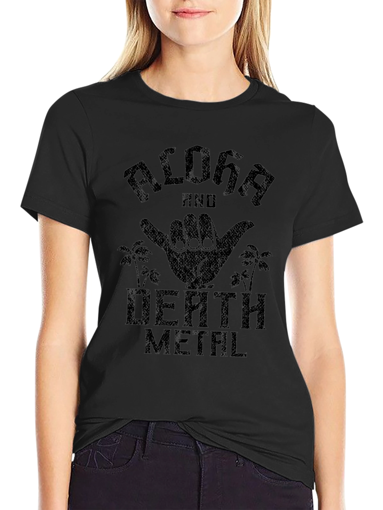 Aloha Death Metal Graphic Tee