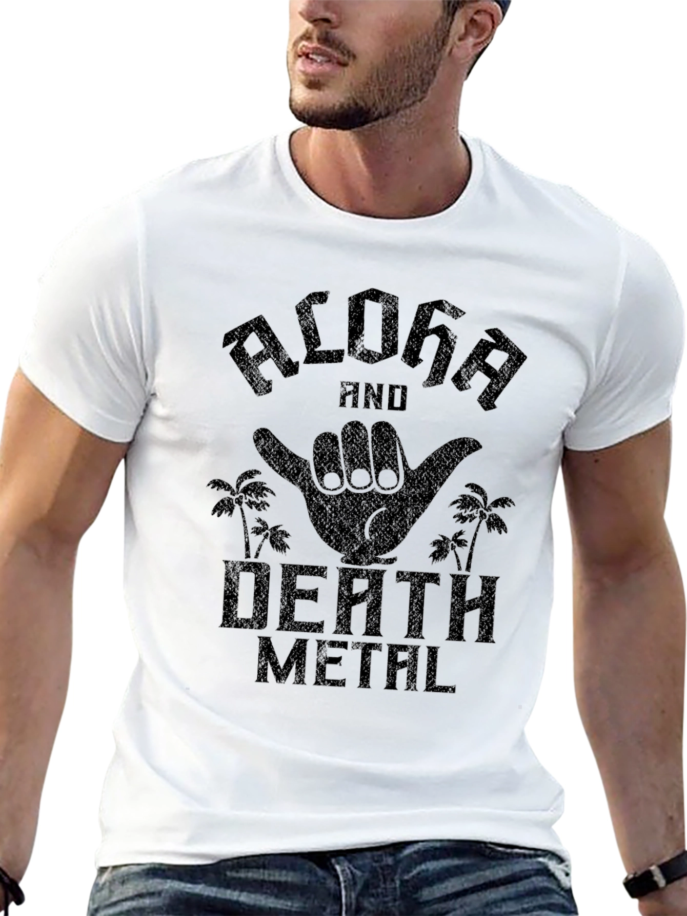 Aloha Death Metal Graphic Tee