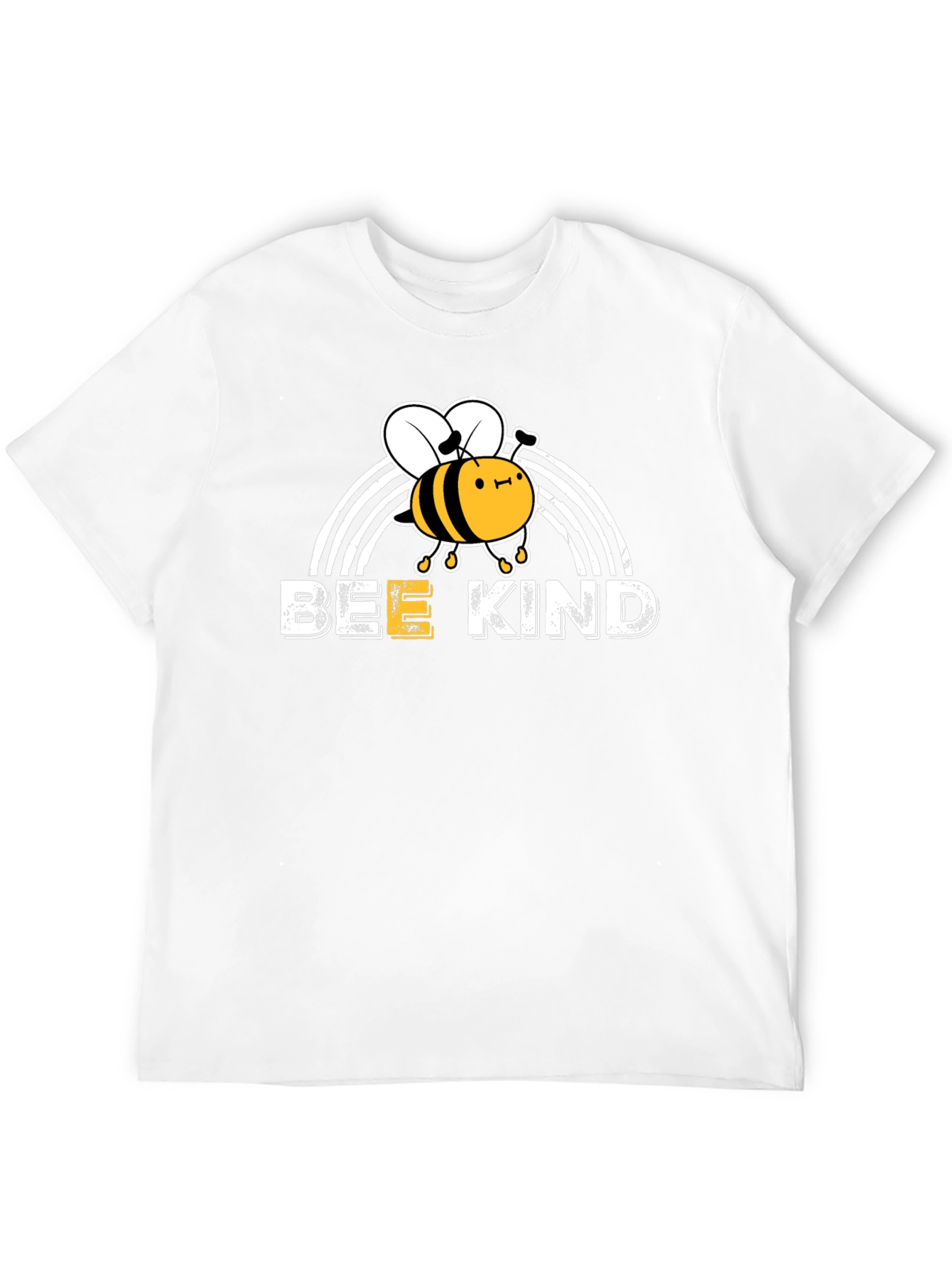 Bee Kind T-Shirt -  Rainbow Graphic Tee