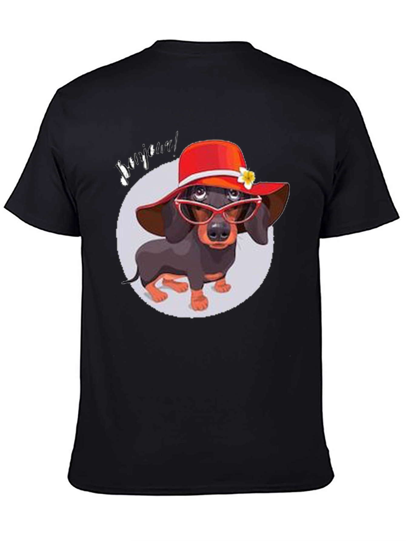Dachshund in Hat T-Shirt - Funny Dog Lover Tee