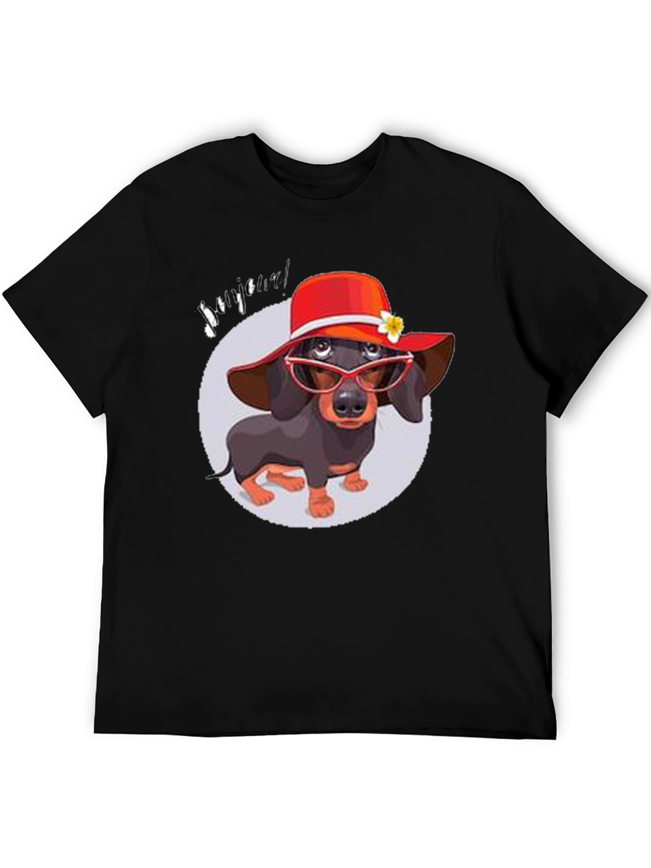 Dachshund in Hat T-Shirt - Funny Dog Lover Tee