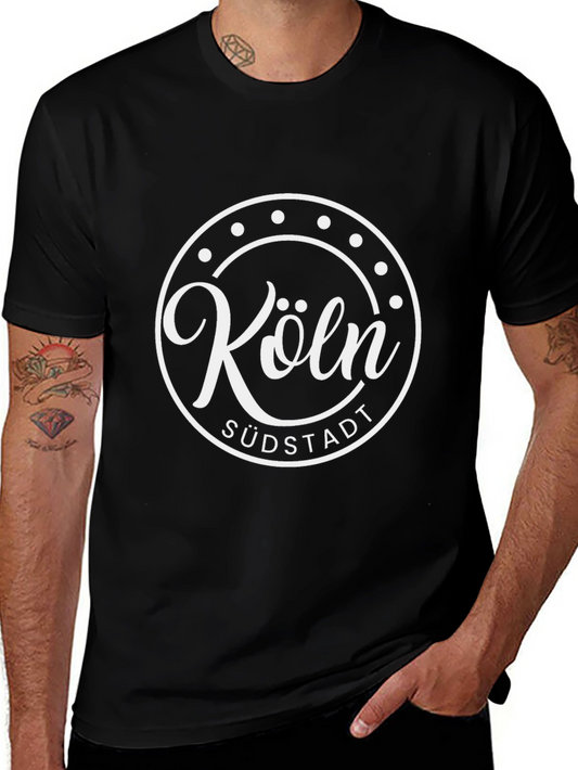 Köln Südstadt Black Graphic T-Shirt
