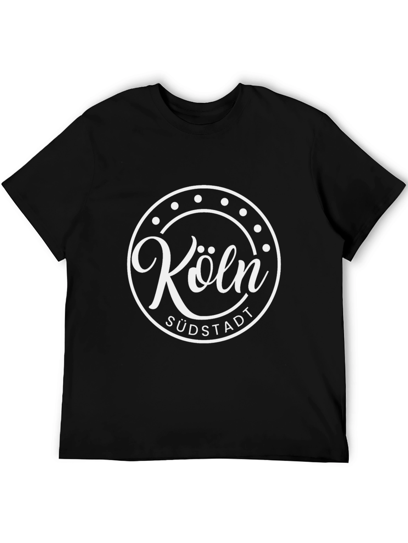Köln Südstadt Black Graphic T-Shirt