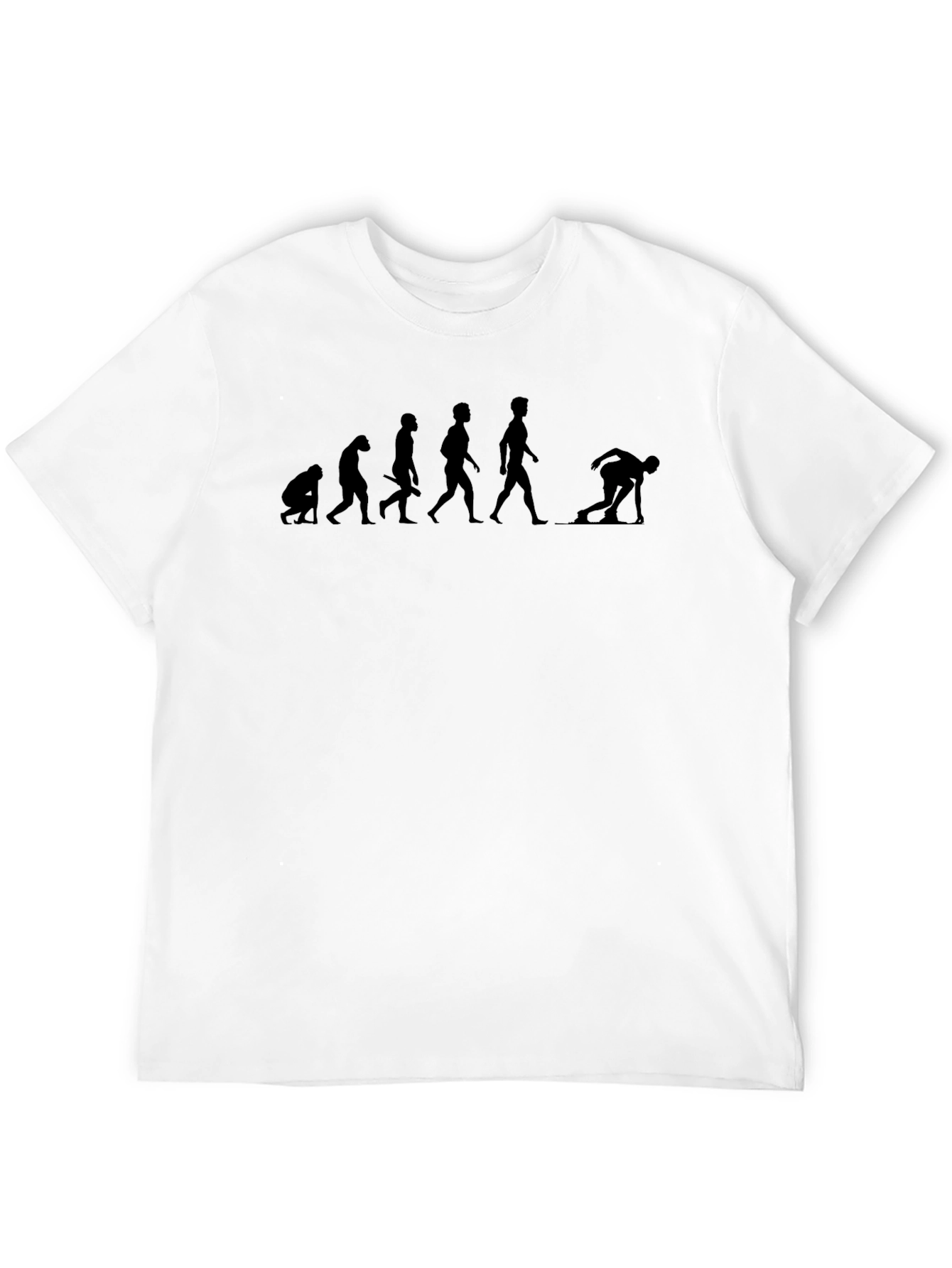 Evolution of Curling T-Shirt - Black