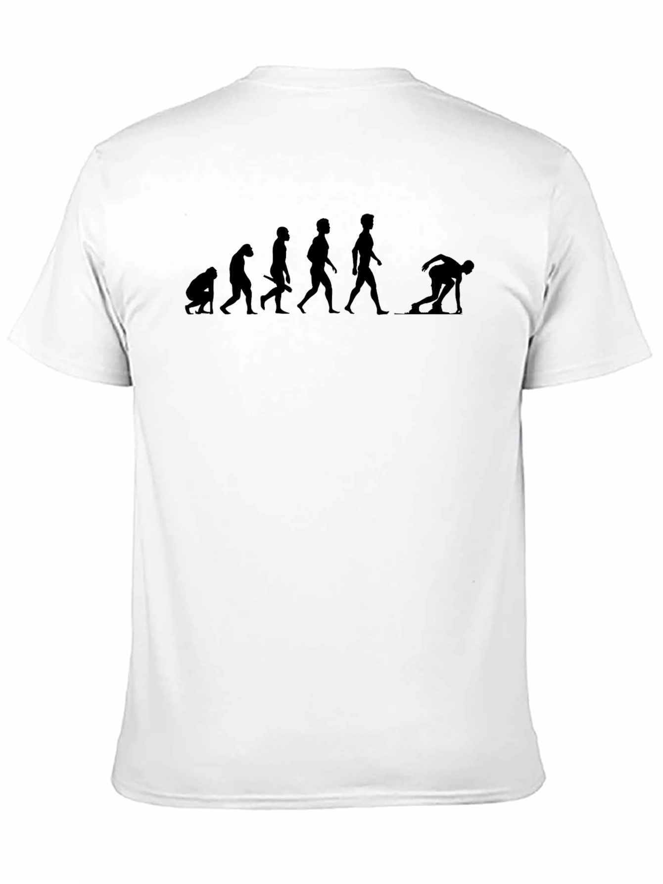 Evolution of Curling T-Shirt - Black