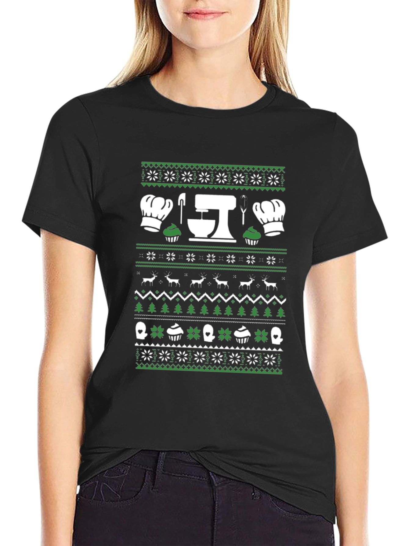 Baking Ugly Christmas Sweater T-Shirt