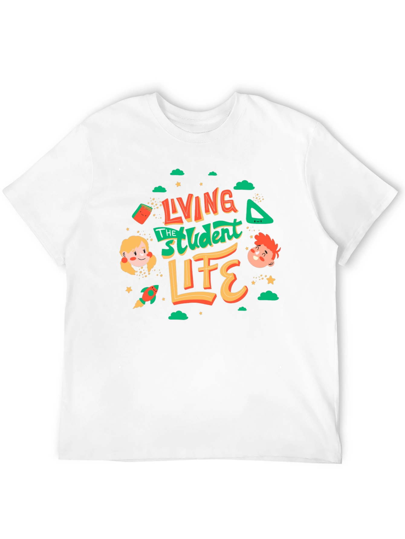 Living the Student Life Graphic Tee
