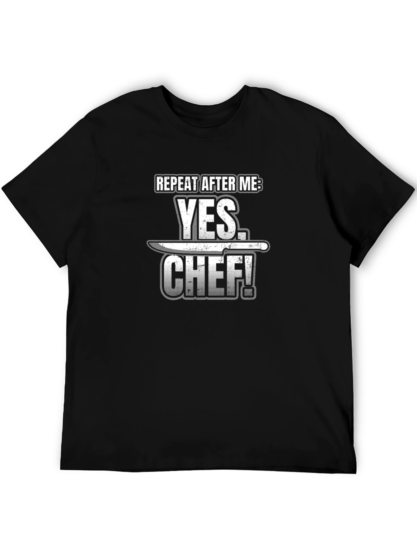 Yes Chef T-Shirt - Culinary Humor Tee