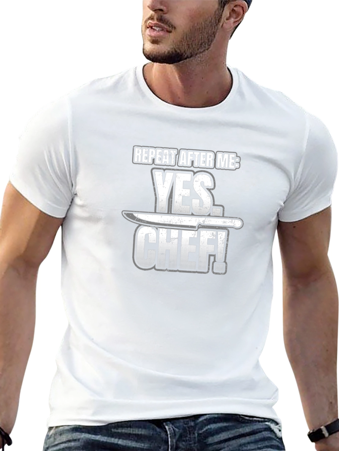 Yes Chef T-Shirt - Culinary Humor Tee