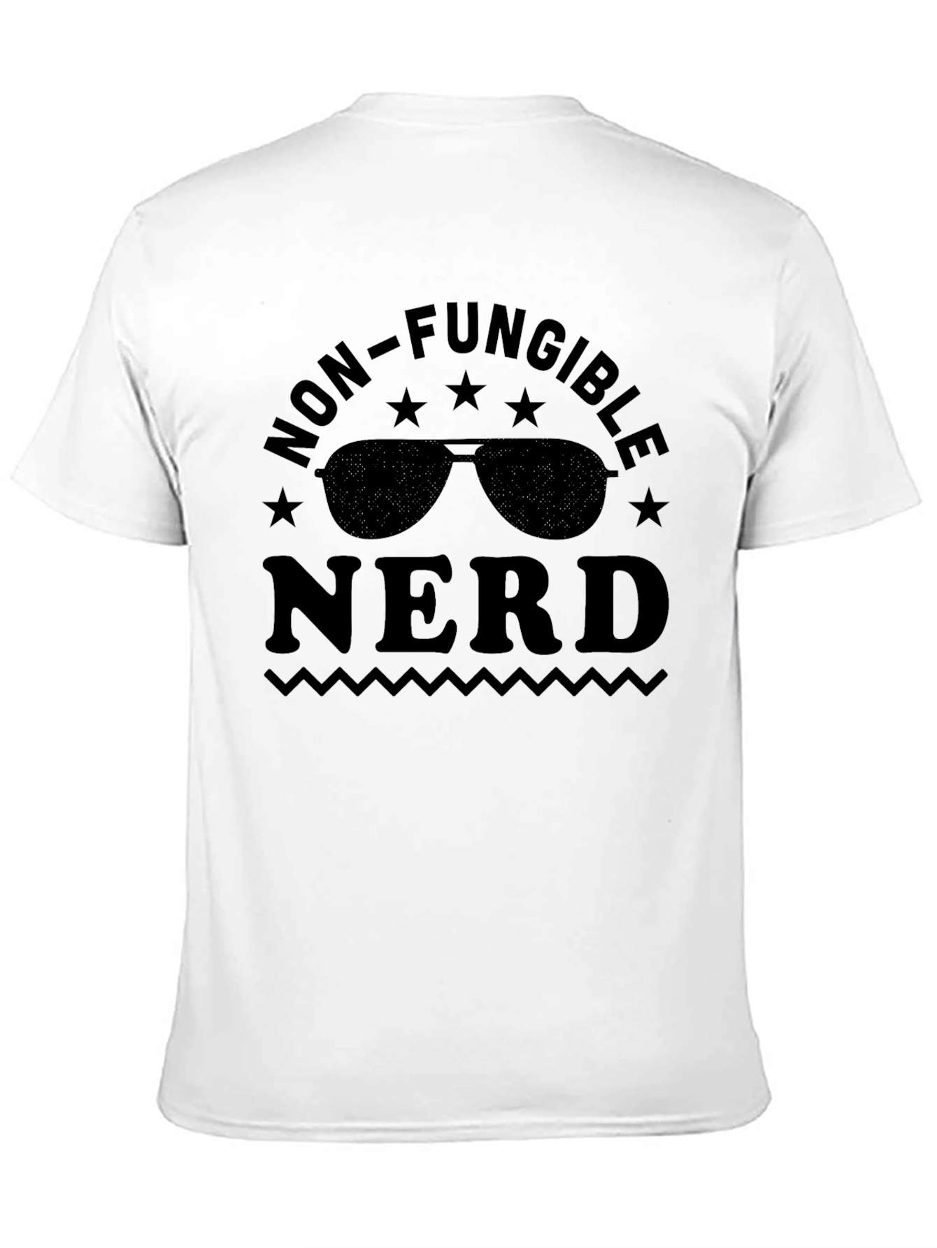 Non-Fungible Nerd Graphic Tee - Black