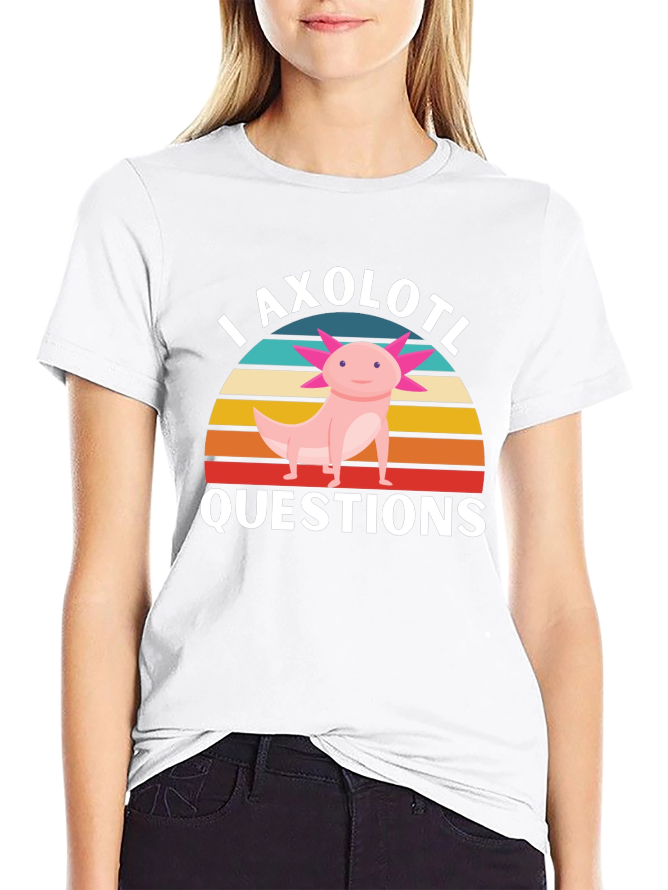 I Axolotl Questions T-Shirt - Funny Axolotl Lover Tee