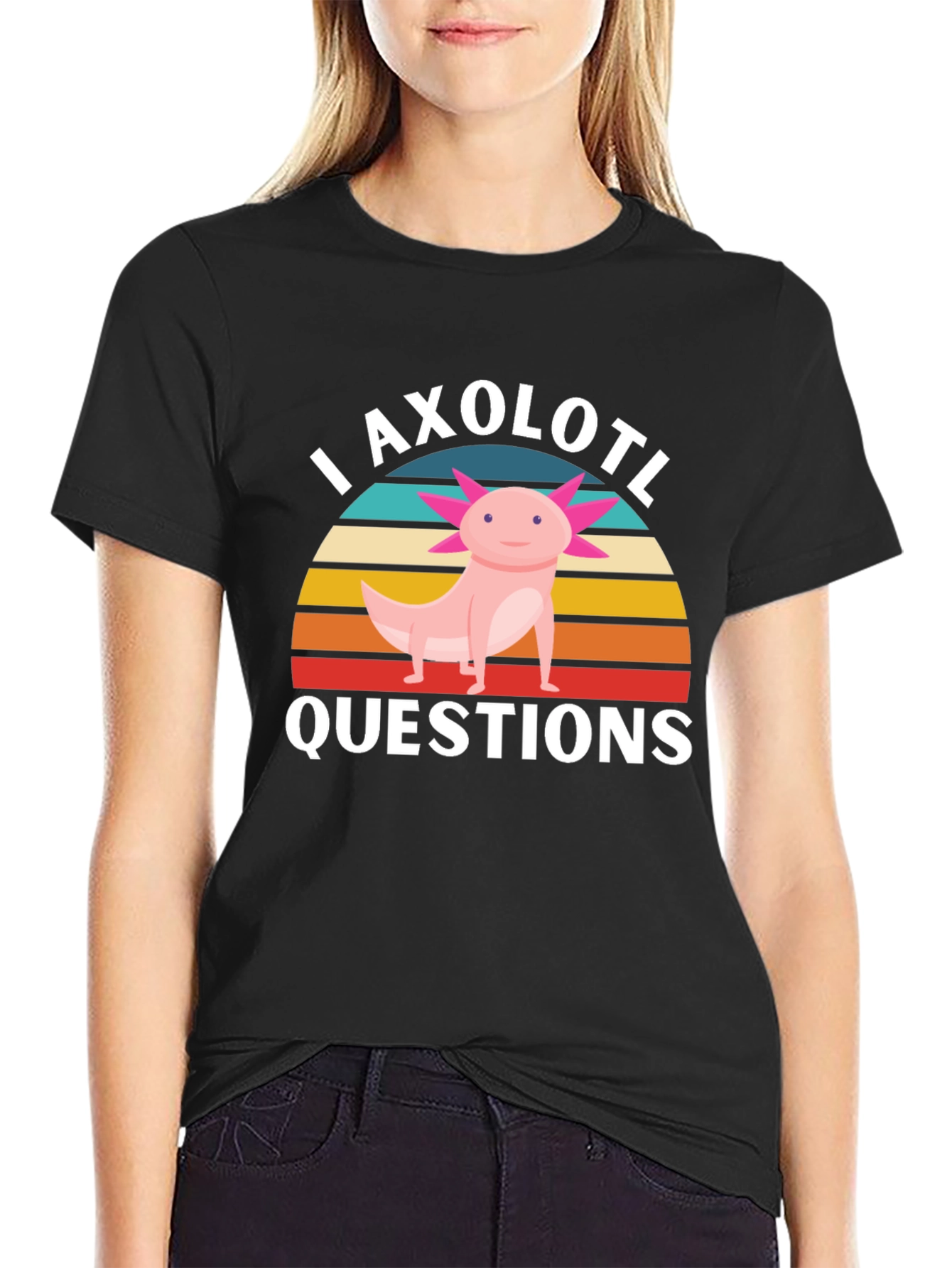 I Axolotl Questions T-Shirt - Funny Axolotl Lover Tee