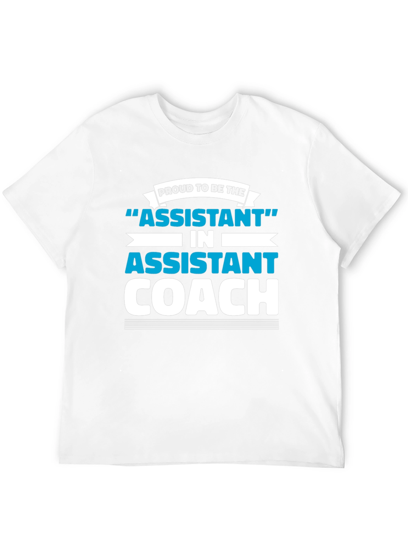 Proud Assistant Coach Graphic Tee - Black