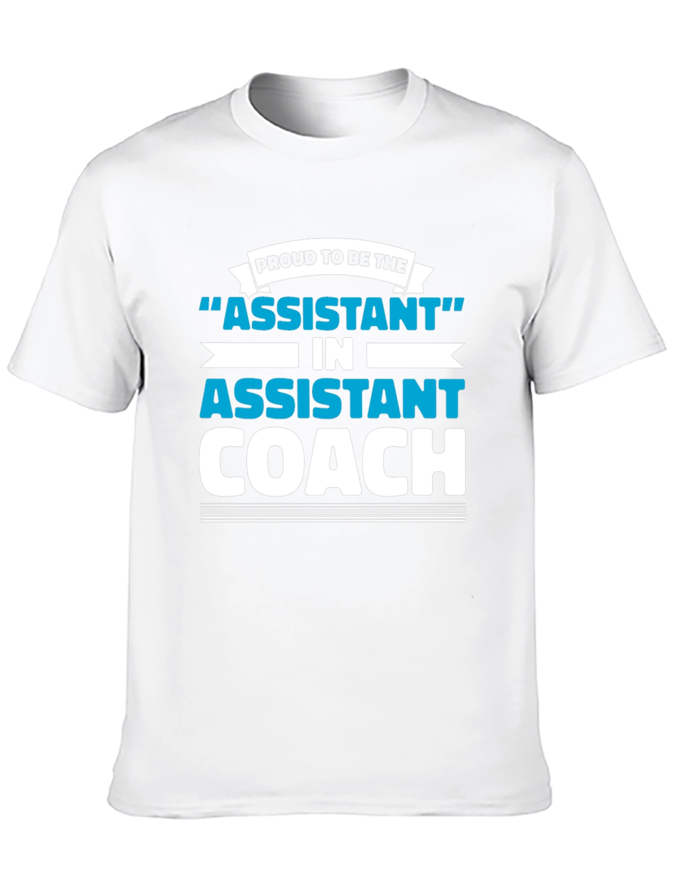 Proud Assistant Coach Graphic Tee - Black