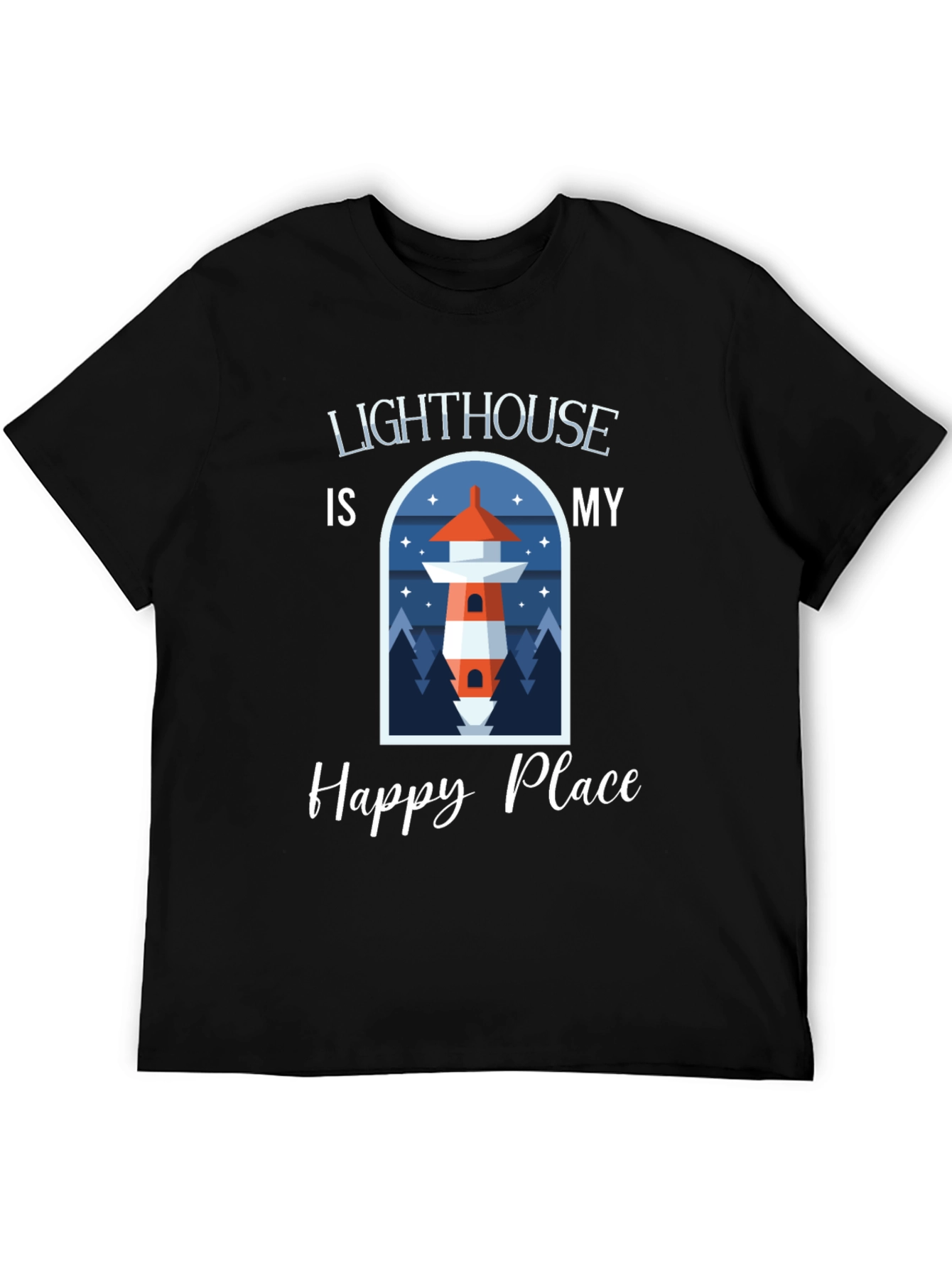 Lighthouse Is My Happy Place T-Shirt