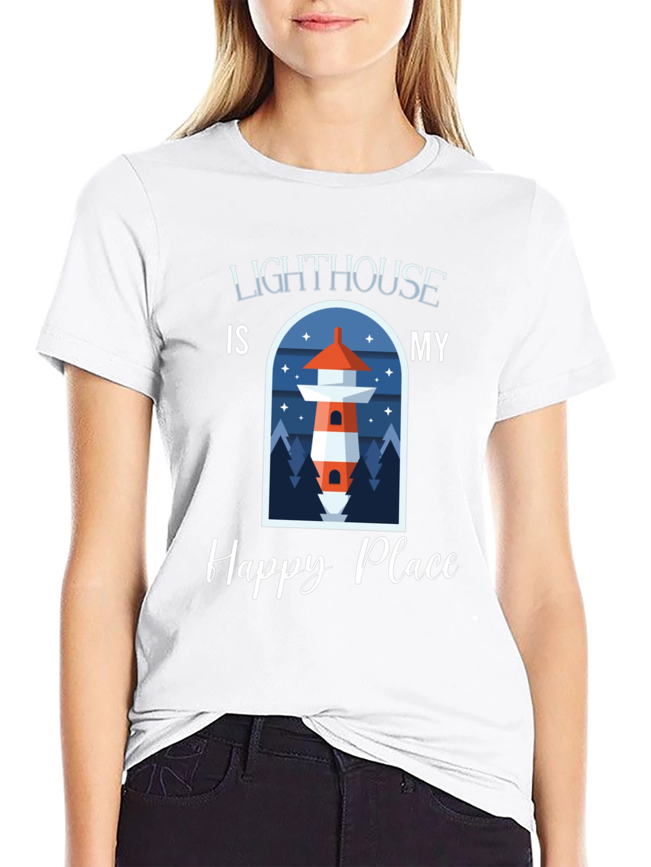 Lighthouse Is My Happy Place T-Shirt