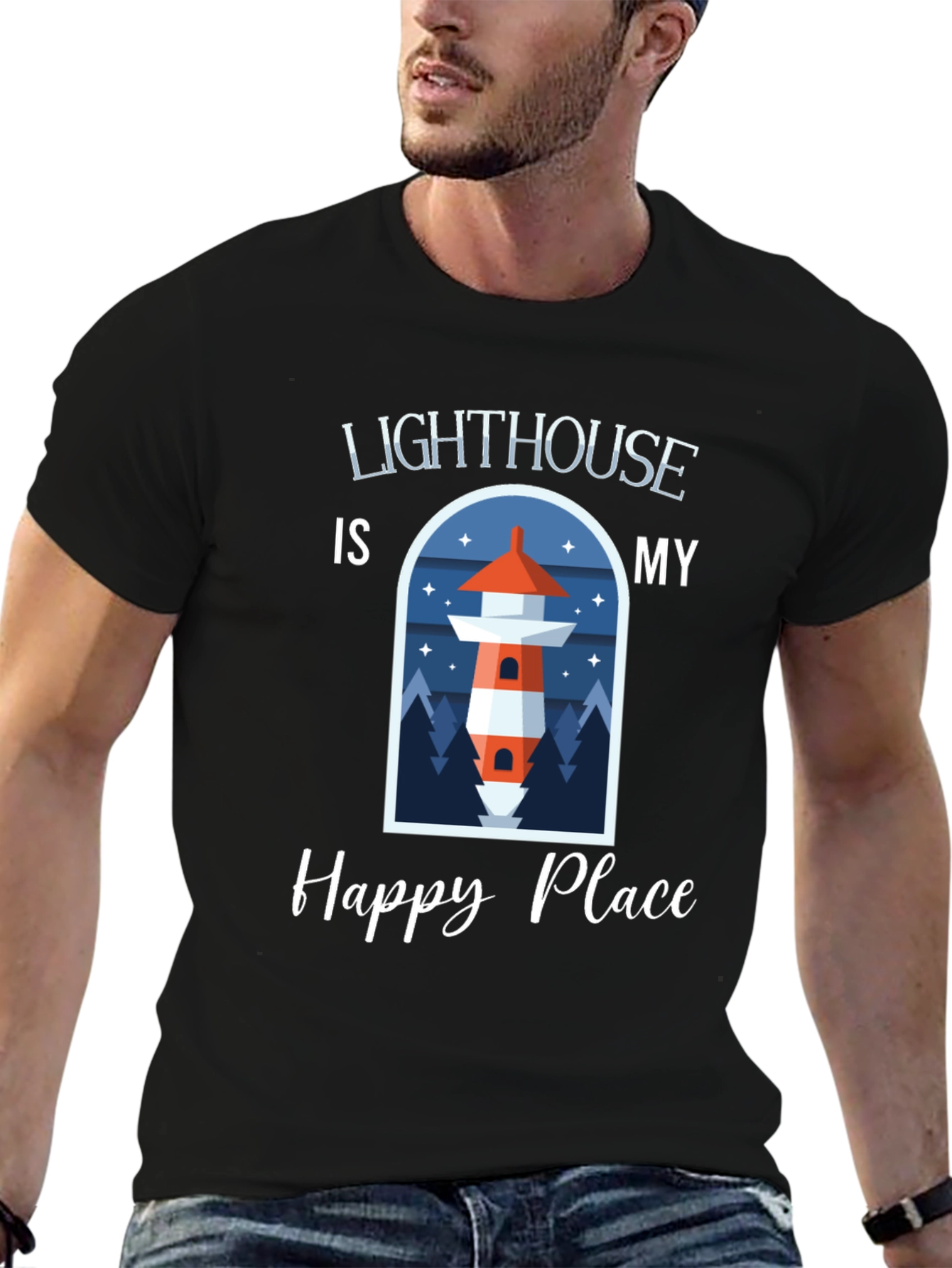 Lighthouse Is My Happy Place T-Shirt