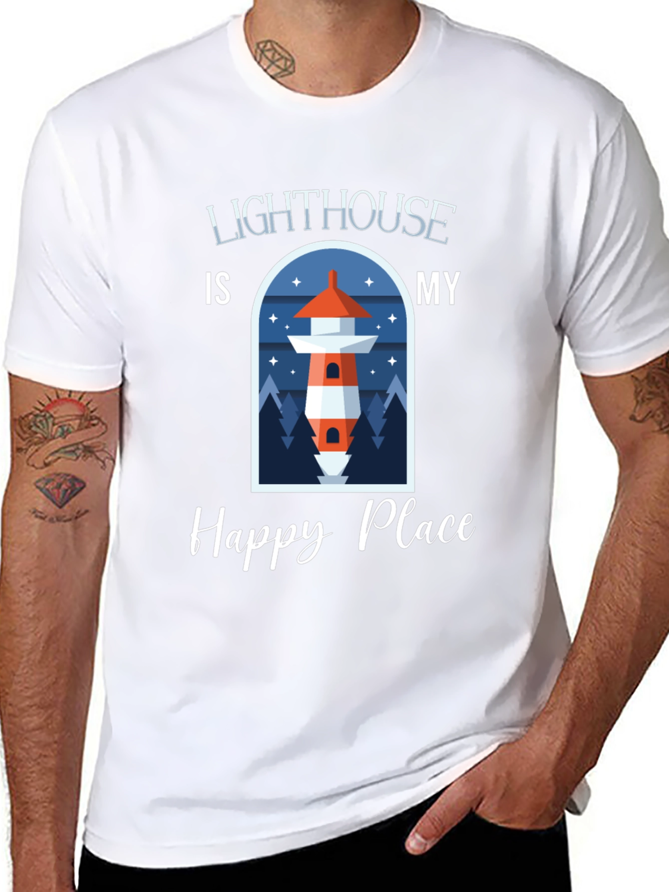 Lighthouse Is My Happy Place T-Shirt