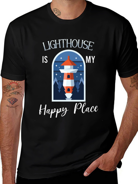 Lighthouse Is My Happy Place T-Shirt